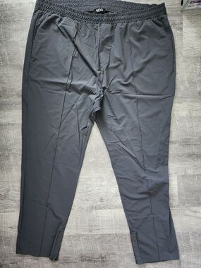 BoohooMAN Men's Dark Grey Performance Jogger Pants 5XL